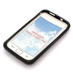 [8005193] TPU Case Samsung Galaxy I9000 / S Plus I9001 zwart