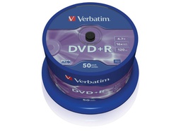 [43550] Verbatim DVD+R spindle 50st AZO 4.7GB 16x