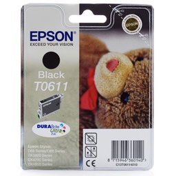 [C13T06114010] Epson T0611 - Zwart - origineel - blister - inktcartridge