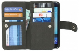 [MOB-WBCAIOB-GALS6] Mobilize All-in-One Wallet Book Case Samsung Galaxy S6 Black
