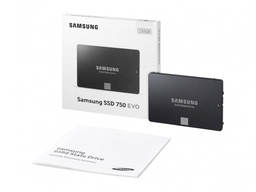 [MZ-750250BW] SAMSUNG 750 EVO 250GB SSD 2.5inch SATA Retail Sata 6 Gb/s - 540 Mbps lezen - 520 Mbps schrijven