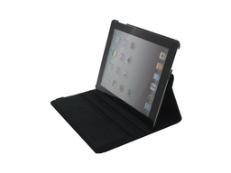[XCC-RLSTB-IPAD] Xccess Rotating Leather Stand Case Apple iPad 2/3/4 Black
