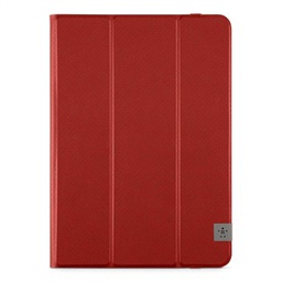 [F7N319BTC04] Belkin Trifold Folio Carrying Case (Folio) for 25.4 cm (10") iPad Air, iPad Air 2, Tablet - Mix It Red - Fabric