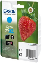 [C13T29924012] Epson 29XL - 11.3 ml - cyaan - origineel - inktcartridge