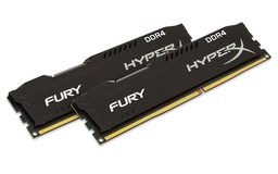 [HX426C15FBK2/8] Kingston HyperX FURY - DDR4 - 8 GB : 2 x 4 GB - DIMM 288-pin - 2666 MHz / PC4-21300 - CL15 - 1.2 V - unbuffered - non-ECC - black