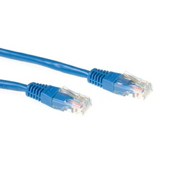 [IB5603] ACT Blauwe 3 meter UTP CAT5E patchkabel met RJ45 connectoren